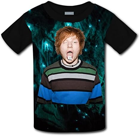 Fashion Design Cute Ed-Sheeran Children 3D Printed Short Sleeve tees Round Neck T shirts S