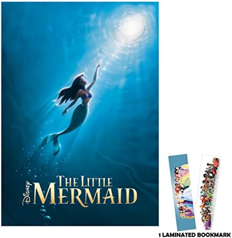 The Little Mermaid - Dive Up - Movie Poster Flyer Reprint 13 in x 19 in BORDERLESS + 1 FREE Laminated Bookmark.