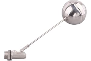 GOVALVE Stainless Steel Float Ball Valves - 3/4” NPT Male Thread Flow Control Float Sensor Valve Automatic Water Level Control Float For Tank Pond Water Tower