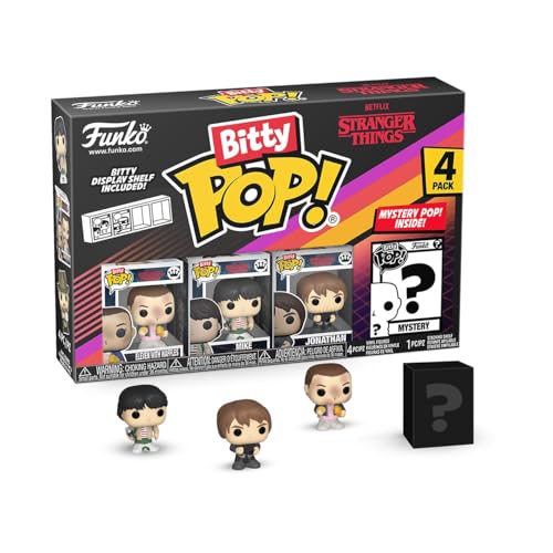 Funko Bitty Pop! ST SZN1 - Eleven 4pkE una Mini Figura Misteriosa a Sorpresa - 0.9 Inch (2.2 Cm) - Undici - Stranger Things da Collezione - Ripiano Espositivo Impilabile Incluso - Idea Regalo