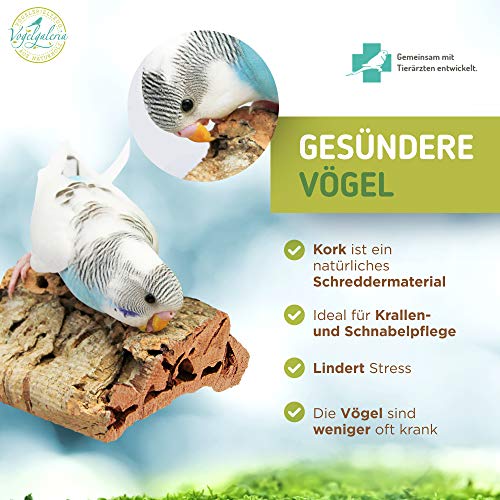 2 x Piksteen van Kurk - Het Smakelijke Alternatief voor de Kalksteen voor Vogels of Sepiaschelp, Parkieten Speelgoed - Afbeelding 3