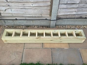 Kräuterkasten, Holz, groß: Amazon.de: Garten