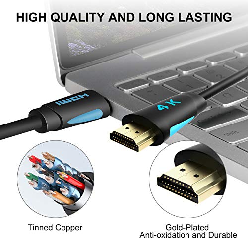 4K HDMI Cable TESmart HDMI 2.0 High Speed 18Gbps Cable PVC Supports 3D