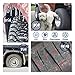 Viefin Set of 4 Wheel Tire Covers for RV, Trailer, Truck, Camper, Motorhome, Van, Auto Car,PEVA Fabric, Waterproof Sun Rain Snow Protectors(PEVA-Black,Fit 27