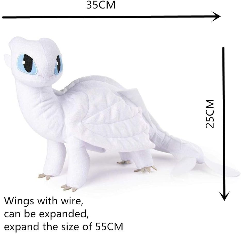 white fury dragon toy