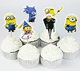 Minions Cupcake Toppers Party Pack for 24 Cupcakes