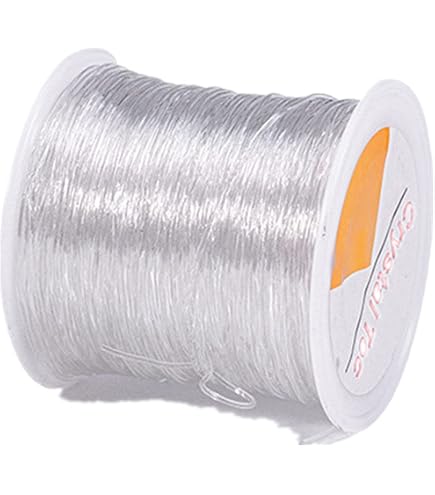 Guirlande Perles 3mm - 50m Rouleau - Perles Artificielles ABS - Pour Mariage, Déco, DIY - Couleur Beige/blanc