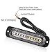 Primelux 4-Pack 4.4-Inch 10 LED Ultra Slim Strobe LED Light External Emergency Surface Mounting Lights (Amber/White)
