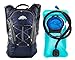 Drift Hydration Backpack with 2 Liter Water Bladder Fits Men & Women (Bluewith Insulated Tube Sleeve and Quick Disconnect)