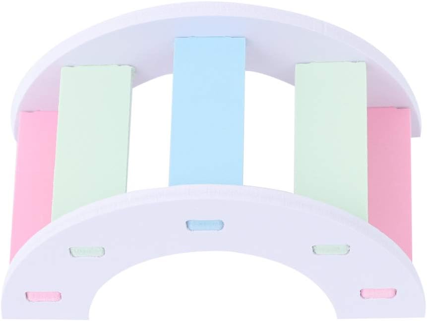 POPETPOP Hamster Toys Hamster Rainbow Bridge Syrian Hamster Toys for Small Animal,Habitat Exerise Toy Hamster Cage Accessories - Image 3