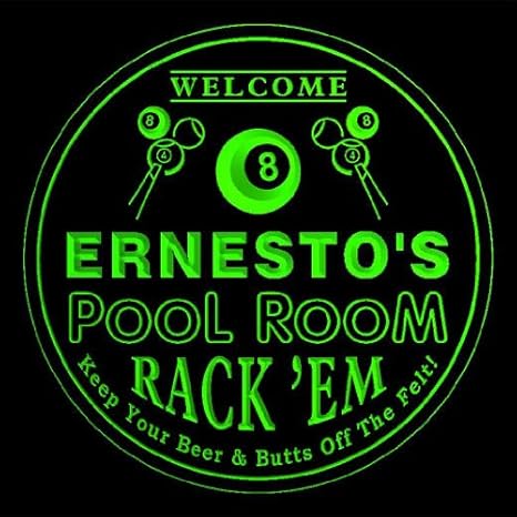 4 x ccpy0334-g de sala de billar de cerveza de Ernesto 3D prácticos de