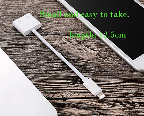 iPhone Compatible 3.5mm Headphone Power Dual Adapter  - Thumbnail 3