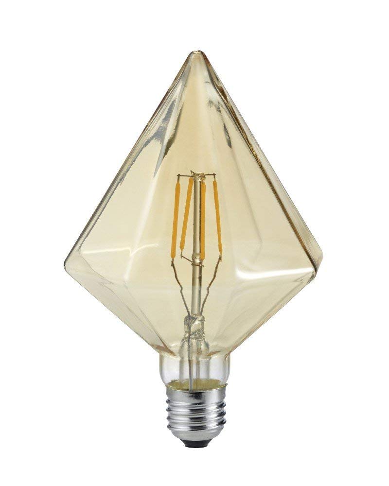 Trio Leuchten 901 479 A +, Bulbs, Glass, 4 Watts, E27, Brown Tint, 11.5 x 11.5 x 17 cm