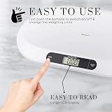 Marco Paul 20kg Digital Baby Scale for Infants & Pets - White view 7