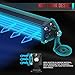 Rigidhorse 20 inch Single Row LED Light Bar 120W 12000LM Spot & Flood Beam Combo Light Bar Off Road Fog Driving Light Work Light for Jeep Pickup Ford Trucks Boat