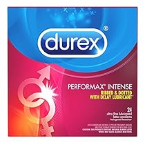 Durex Performax Intense Condom, 24 Count
