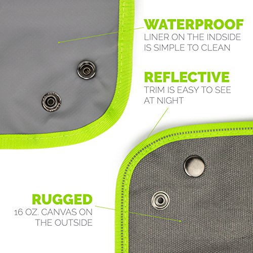 image for Tuff Mutt Collapsible Canvas Dog Bowl, Portable for Easy Travel, Folda