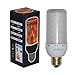 JUNOLUX LED Creative Lighting Bulbs Super Warm White Flame Light Burning Effect Decorative Fire Flickering Simulation,Christmas Decorations,Pack of 1