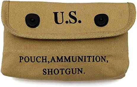 WARCRAFT EXPORTS WWII Canvas Shotgun Shell Ammunition Pouch US