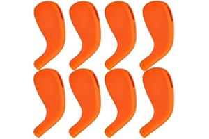Golf Iron Covers Silicone Wear Resistant Clubs Protective #4/5/6/7/8/9/P/S Irons Golf Club Headcover