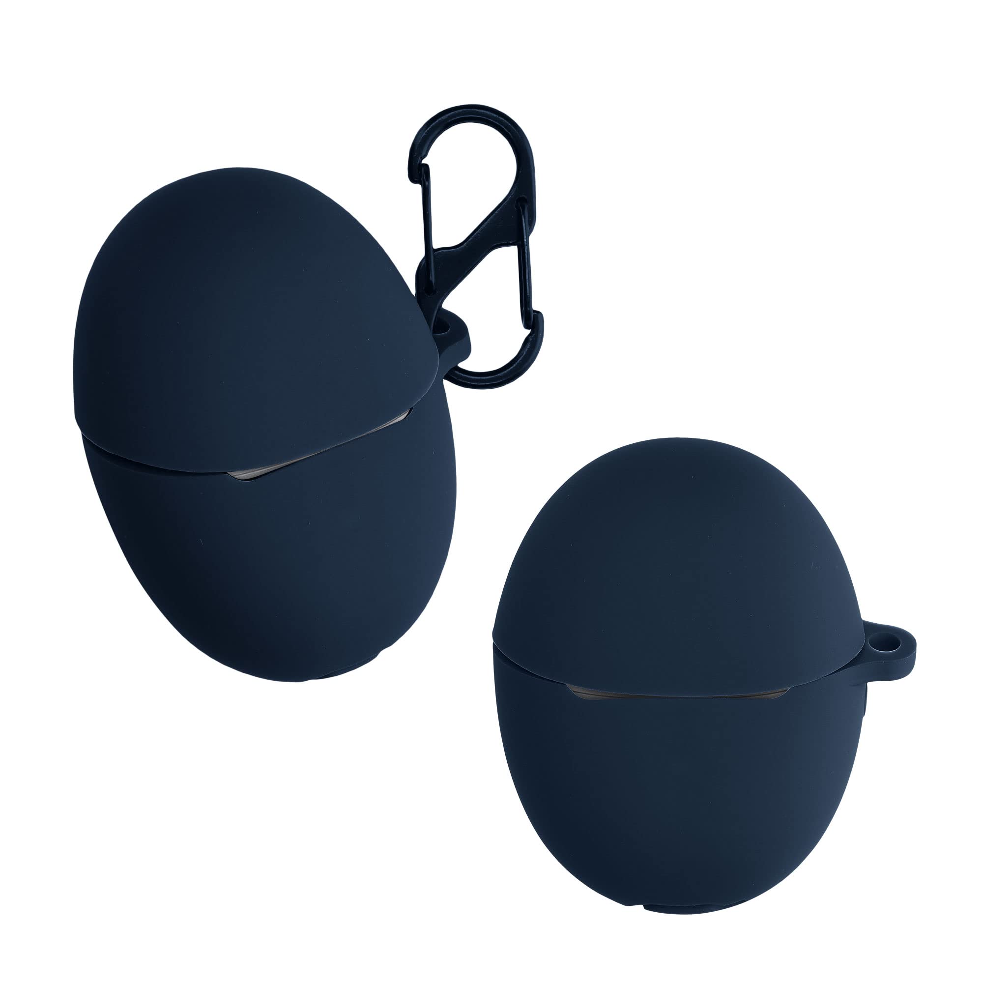 kwmobile Case Compatible with Huawei Freebuds 5 Case - Silicone Cover Holder for Earbuds - Dark Blue