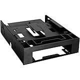 ICY DOCK Dual 2.5" HDD/SSD & One 3.5" HDD/Device Front Bay to External 5.25" Bay SSD Mounting Bracket - Flex-FIT Trio MB343SP