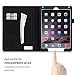FYY Case for iPad Air 2 - Premium PU Leather Case Smart Auto Wake/Sleep Cover with Hand Strap, Card Slots, Pocket for iPad Air 2 Black Pattern