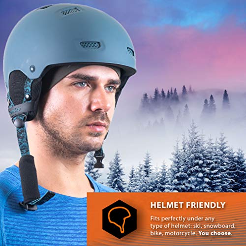 French Fitness Revolution Helmet Liner Skull Cap Beanie. Ultimate Thermal Retention and Performance Moisture Wicking. Fits Under Helmets - Thumbnail 3