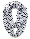 Tapp C. Premium Soft Chevron Sheer Infinity Scarf