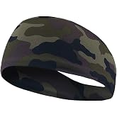 Long-Perfect Moisture Wicking Headbands for Men and Women - Mens Sweatband &amp; Sports Headband for Running, Workouts, Cycling,Yoga &amp; More