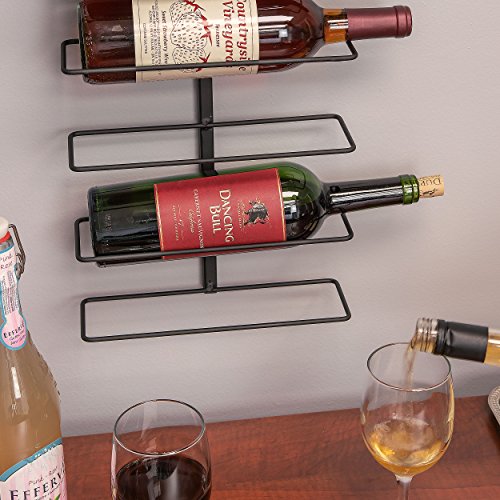 Southern-Homewares-Nine-Bottle-Wine-Display-Simple-Storage-Wall-Rack-Kitchen-Organization-for-Wine-or-Spirits
