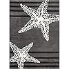 nuLOOM Minnie Coastal Starfish Area Rug, 3' x 5', Gray