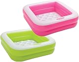 Intex Inflatable Square Paddling Pool 86x86x25 cm with Patch Kit view 3