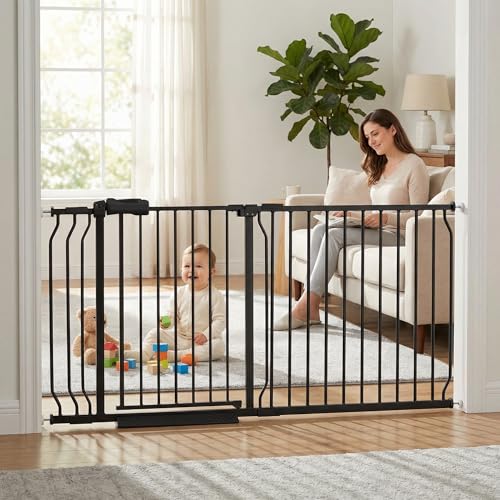 62- Wide Baby Gate Pressure Monuted
