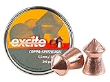 Haendler & Natermann H&N Excite Coppa-Spitzkugel Pointed Airgun Pellets .22 Caliber / 16.05 Grains (200 Count)