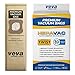 VEVA 30 Pack Premium SuperVAC Vacuum Bags Style G Paper Bag compatible Kirby Micron Magic Twist Replacement Type G, Heritage II, Legend II, Ultimate G & Diamond; G3, G4, G5, G6, G7, Gsix