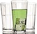 Circleware Pavillion Set of 10 Drinking Glasses, 17 Ounce