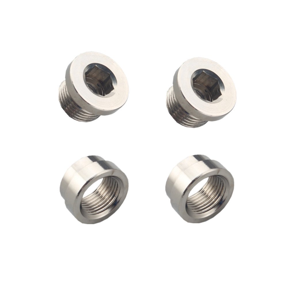 JGR M18X1.5 O2 Oxygen Sensor Stepped Mounting Bung And Plugs 1 Bungs/1