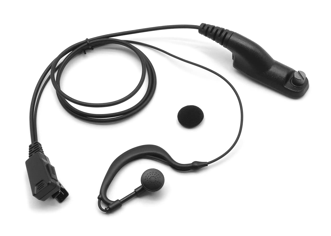 SUNDELY® Earpiece Headset for Motorola Radio MTP850S MTP6550 MTP6650 APX6500 DP4800 DGP6150+ XiRP8268 XPR6500 XPR7550e Walkie Talkie Multi-pin Jack with PTT Microphone G-shape Ear Clip Hook Hanger