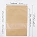 SumDirect Kraft Food Bags with Window - Resealable Kraft Stand Up Pouches, 50Pack 7X10inches Zipper Food Storage Bags for Packaging