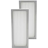Can-Meageren 990051000 Replacement True HEPA Air Filter Compatible with Hamilton Beach TrueAir Compact Pet Air Purifiers 04383 04384 04385 04386, H13 High-efficiency Air Clean Dust,2-Pcs