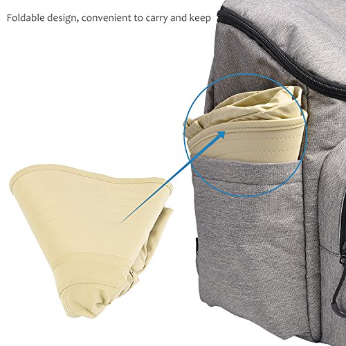 Womens Sun Hats Neck Flap Large Brim UV Protection Foldable Fishing Hiking Cap
