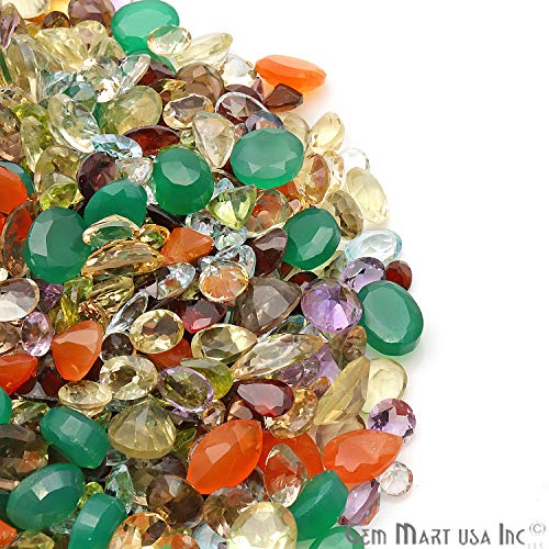 250+ Carats Loose Mixed Gems Wholesale Lot. Natural Faceted Semi Precious Gemstones. Gemmartusa Loose Gemstone - Thumbnail 4