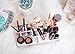 Lucido Cosmetics Rose Gold Acrylic Desk/Makeup Organizer