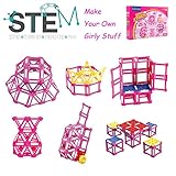 Klikko model building set - 137 pieces - Ages 5+ Engineering educational toys for girls/ STEM concept learning, Create your lovely stuff! 5-7yrs