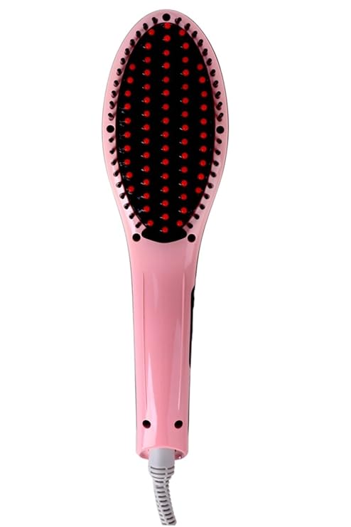 Cepillo Électrico Caliente Para Pelo Para Peinar, Secar y Alisar El Pelo - Alisado y