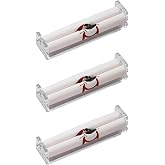 3 Pcs Cigarette Roller Plastic Cigarette Rolling Machine Manual Rolling Machine Tobacco Rolling Machine King Size 110mm Cigarette Making