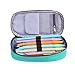 Cool Pencil Case, KinHom Portable Large Capacity Cute Watercolor Pen Bag Magic Multifunction Cosmetic Stationery Pouch Organizer for Kids in School with Love Color 1PC (Green)