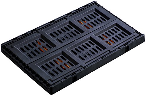 Stack-On FCB-2316 Collapsible Stackable Folding Crate, Black