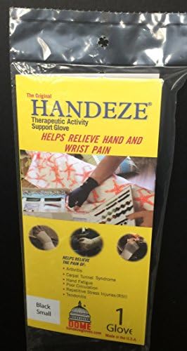 Handeze Therapeutic Glove, Small, Size 3, Black, Single